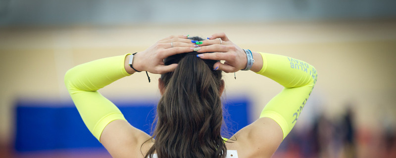 Z novim državnim rekordom Lucija Potnik do srebrne medalje na Balkanskem prvenstvu v dvorani U20